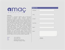 Tablet Screenshot of amacmusavirlik.com